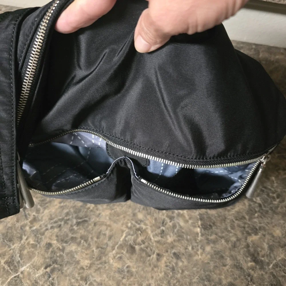 HOBO Black Hobo Bag‎ with Silver Accents